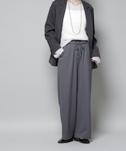 ファンクションダブルウエストイージーパンツ