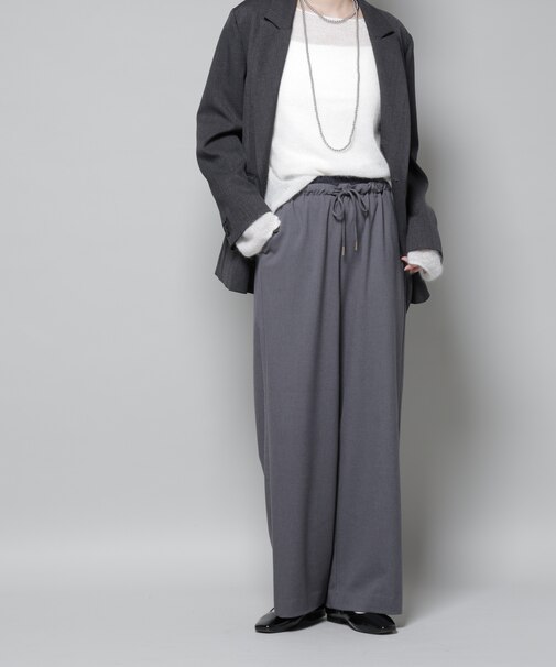 ファンクションダブルウエストイージーパンツ