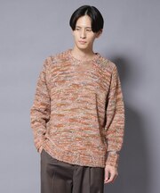 ｢COFIL｣ PAVONE HOLIDAY メランジクルーネックニット