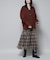 オンブレーチェックチュールスカート