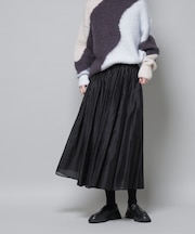 ブライトローンギャザータックスカート