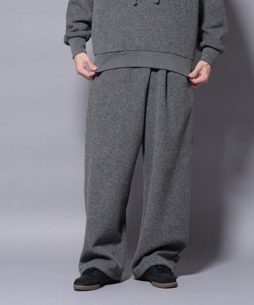 MIYATA×NANO JAPANMADE　ウールコットンイージーパンツ