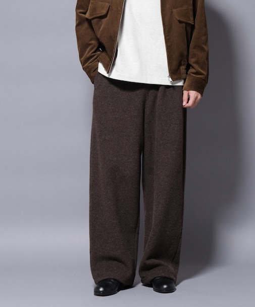 MIYATA×NANO JAPANMADE　ウールコットンイージーパンツ