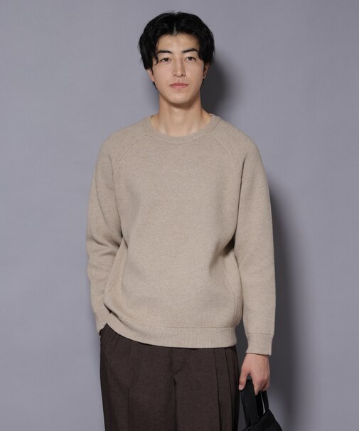 ウォッシャブル ダブルフェイスニット