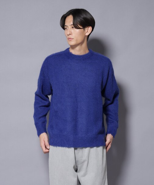 ｢COFIL｣ SCIARADA モヘヤ混 クルーネックニット