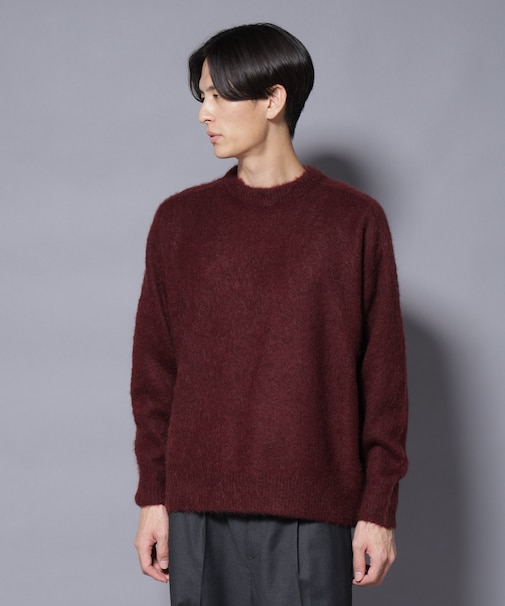 ｢COFIL｣ SCIARADA モヘヤ混 クルーネックニット