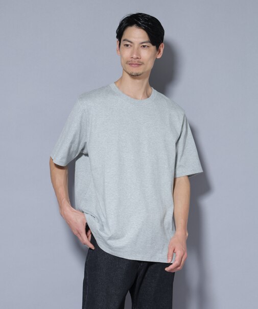 Anti Soaked(R) 汗染み防止 クルーネックレギュラーシルエットTシャツ