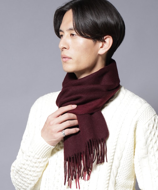 ソフトカシミヤブレンドマフラー