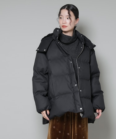 Aラインミドルダウンコート