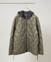 TAION/MILITARY HOOD W-ZIP DOWN JKT
