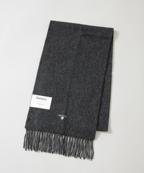 Barbour／BARBOUR PLAIN LAMBSWOOL SCARF