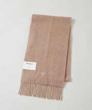 Barbour／BARBOUR PLAIN LAMBSWOOL SCARF
