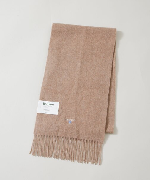 Barbour／BARBOUR PLAIN LAMBSWOOL SCARF
