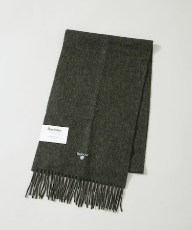 Barbour／BARBOUR PLAIN LAMBSWOOL SCARF