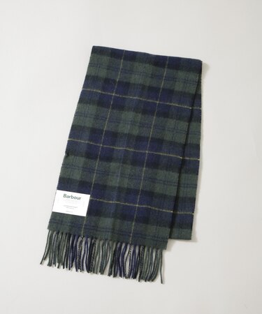 Barbour／BARBOUR TARTAN LAMBSWOOL SCARF