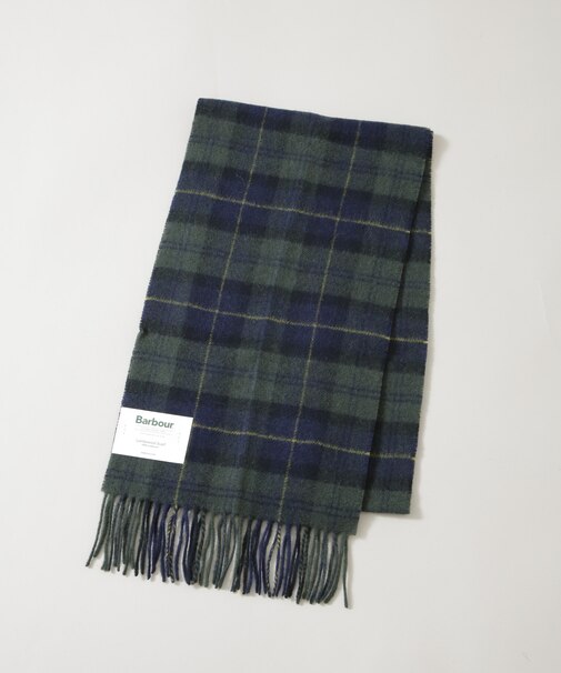 Barbour／BARBOUR TARTAN LAMBSWOOL SCARF