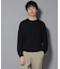 カシミヤミックスクルーネックニット