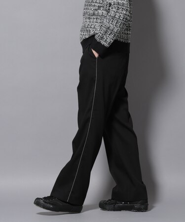 ウォーム側章ストレートスラックス