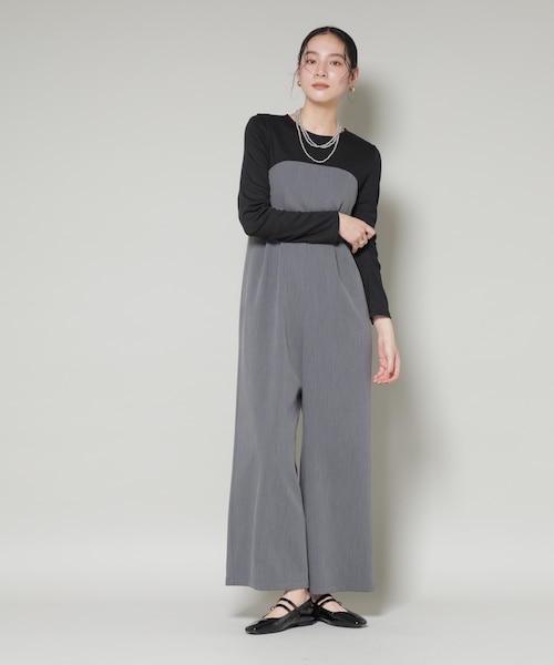 リブトップドッキングスーチングオールインワン｜ナノ・ユニバースの