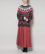 起毛ピーチギャザーボリュームスカート