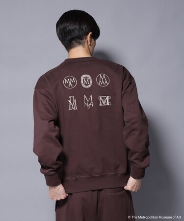 「The Met」ロゴ×アーカイブロゴ刺繍スウェット(セットアップ可)