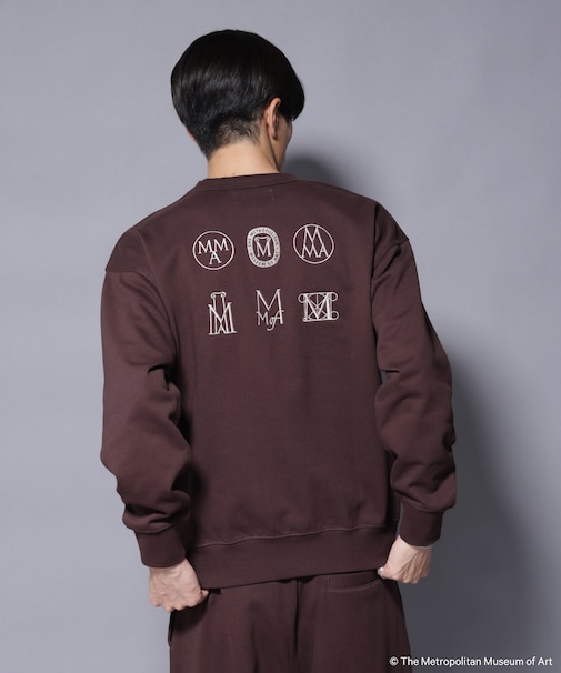 「The Met」ロゴ×アーカイブロゴ刺繍スウェット(セットアップ可)