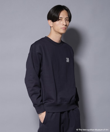 「The Met」ロゴ×アーカイブロゴ刺繍スウェット(セットアップ可)