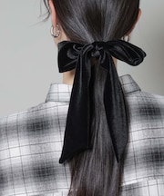 ベロアリボンヘアゴム