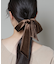 ベロアリボンヘアゴム