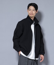 スーパーストレッチブラッシュドポンチブルゾン