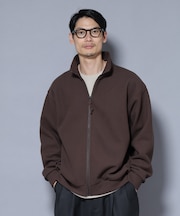 スーパーストレッチブラッシュドポンチブルゾン