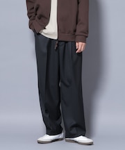 「大人のワイドパンツ」ドライギャバワイドイージースラックス