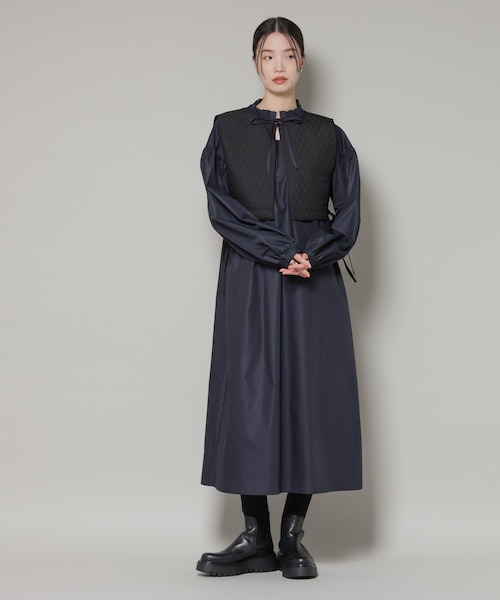 新品未使用【YUKKOコラボ】ジャガードブロックワンピース YUKKOコラボ】ジャガードブロックワンピース｜ムルーアの通販｜&mall