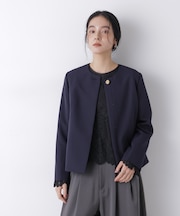 デイリーファンクション ノーカラージャケット(セットアップ可)