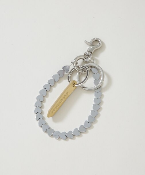 HASHIBAMI／ヘマタイト ハート スマホハンドストラップ