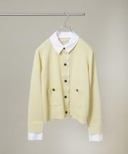 シャツドッキングニットカーディガン