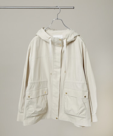 撥水フードブルゾン