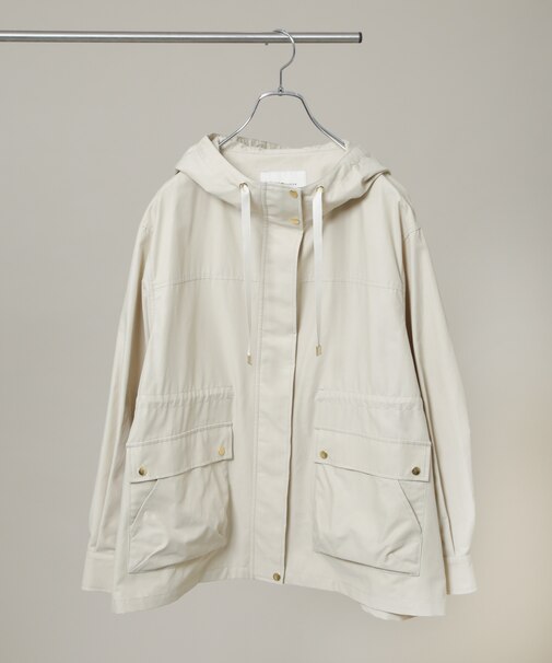 撥水フードブルゾン