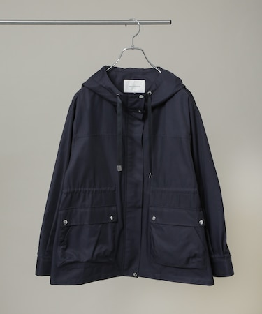 撥水フードブルゾン