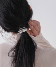 JAMIRAY/BAMBOO MOTIF HAIR TIE