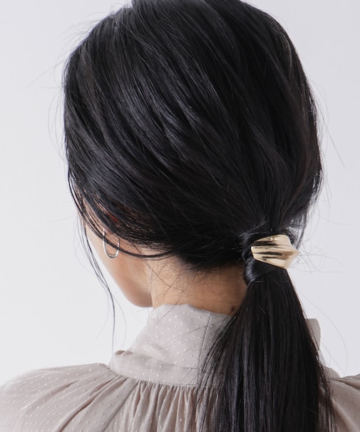 JAMIRAY/BAMBOO MOTIF HAIR TIE