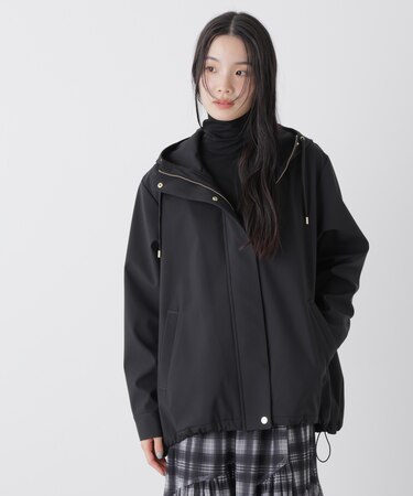 撥水＆花粉ガード フードブルゾン