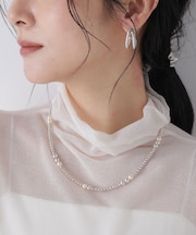 PHILIPPE AUDIBERT／Eunice necklace White