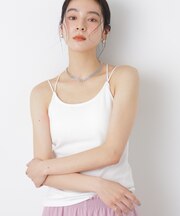カップ付きバッククロスキャミソール