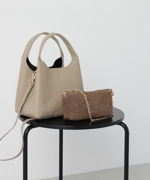 AULENTTI／レザーインポーチトート｜ナノ・ユニバースの通販｜&mall