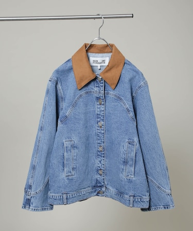 BAUM UND PFERDGARTEN／Patch denim ブルゾン(セットアップ可)