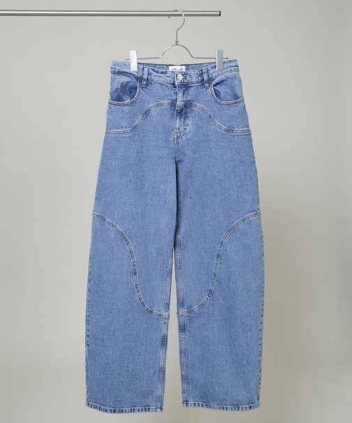 BAUM UND PFERDGARTEN／Patch denim パンツ(セットアップ可)