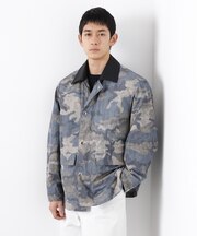 オーバージャケット「WARP PRINT」ライニング／撥水