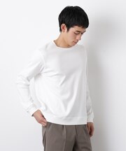 「FORMAL JERSEY」クルーネックカットソー長袖