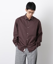 「大人のワイドシャツ」レギュラーカラー 長袖